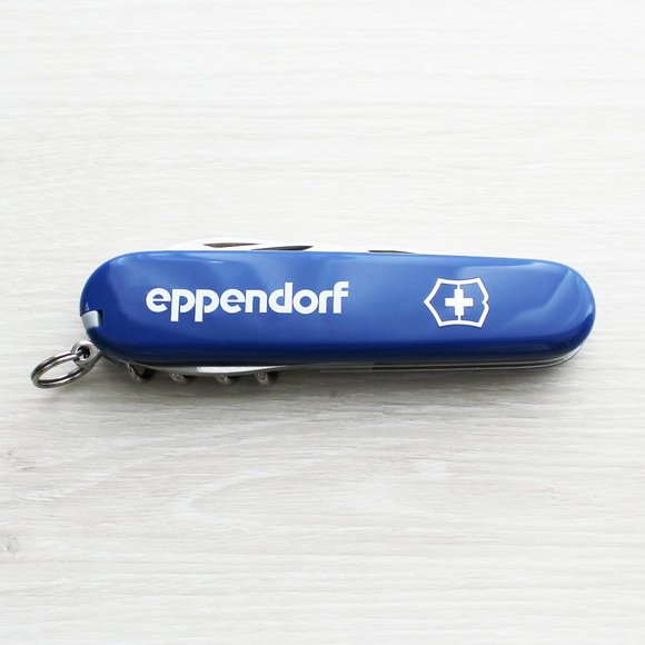 NEW Exclusive Victorinox Spartan Eppendorf Blue Swiss Army Knife w/ 6 Multitools - Picture 8 of 11